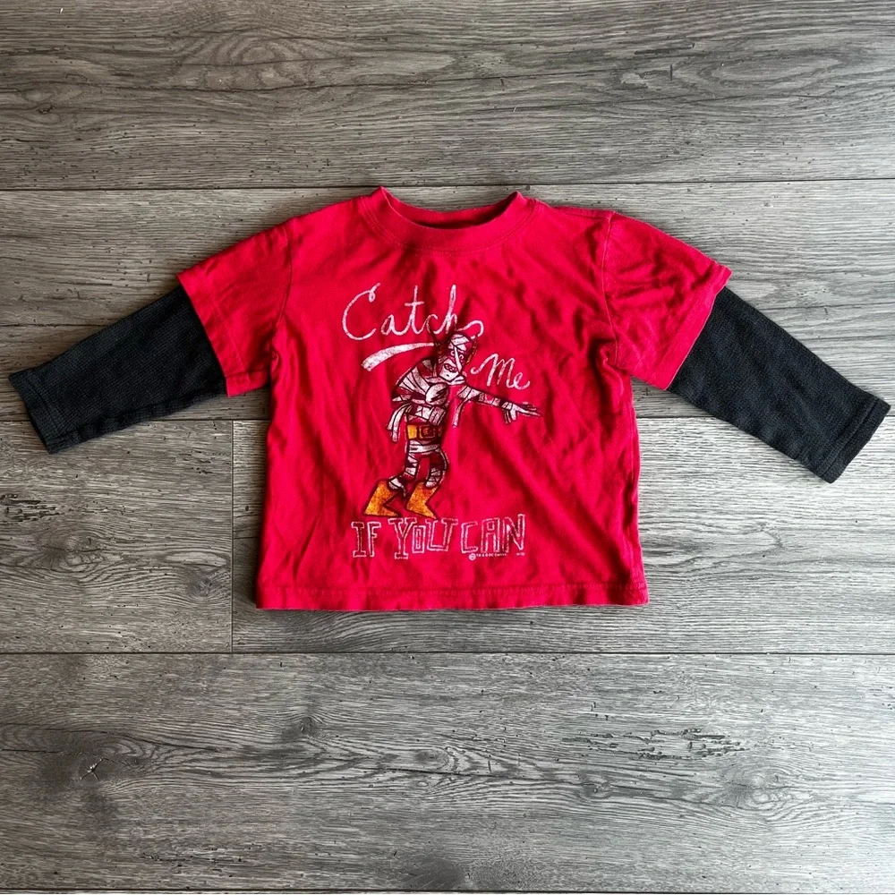 Junk Food x Baby Gap Catch Me If You Can Toddler Boy Long Sleeve T-Shirt 18-24M